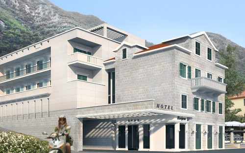 For sale plot in Kotor Prcanj on the first line to the sea