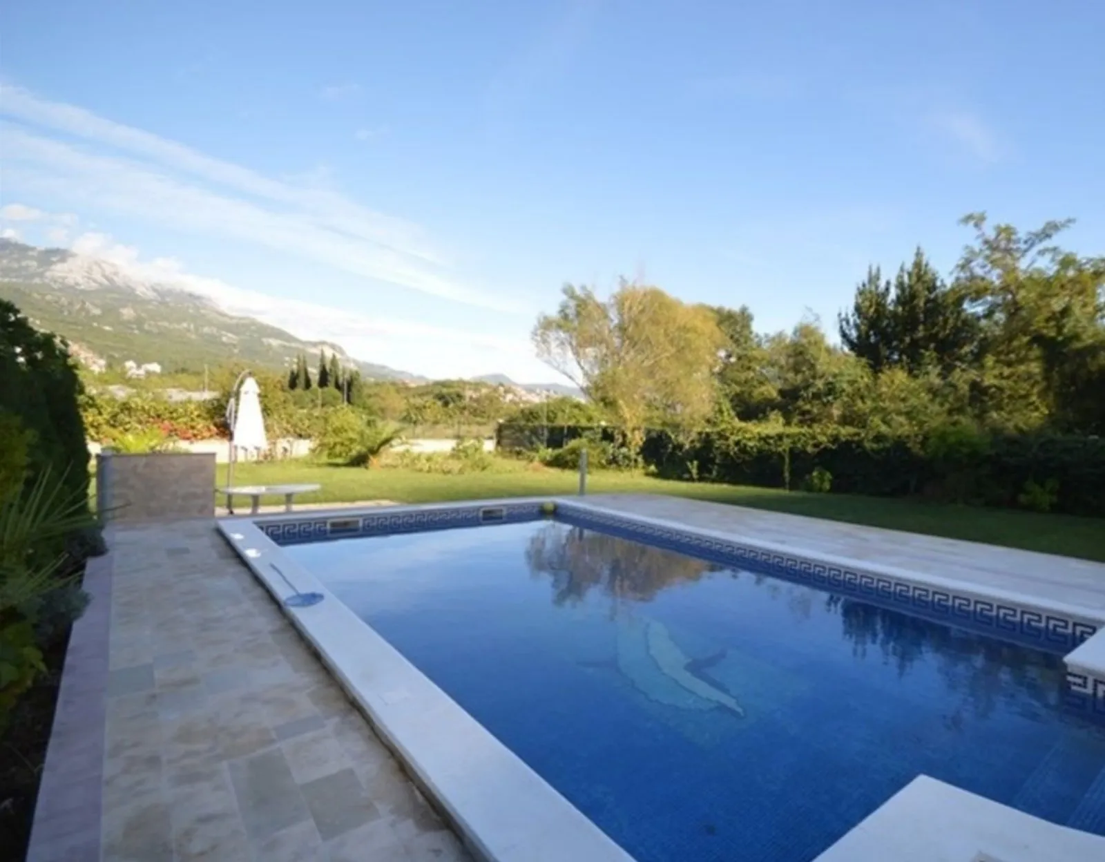 Large house in Sutorina with a swimming pool and a spacious yard