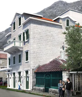 For sale plot in Kotor Prcanj on the first line to the sea