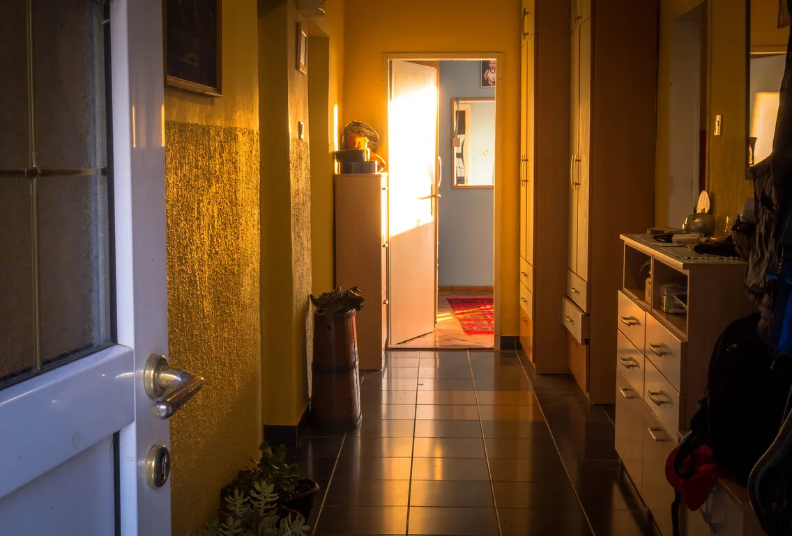 House with a plot and a panoramic view of Budva