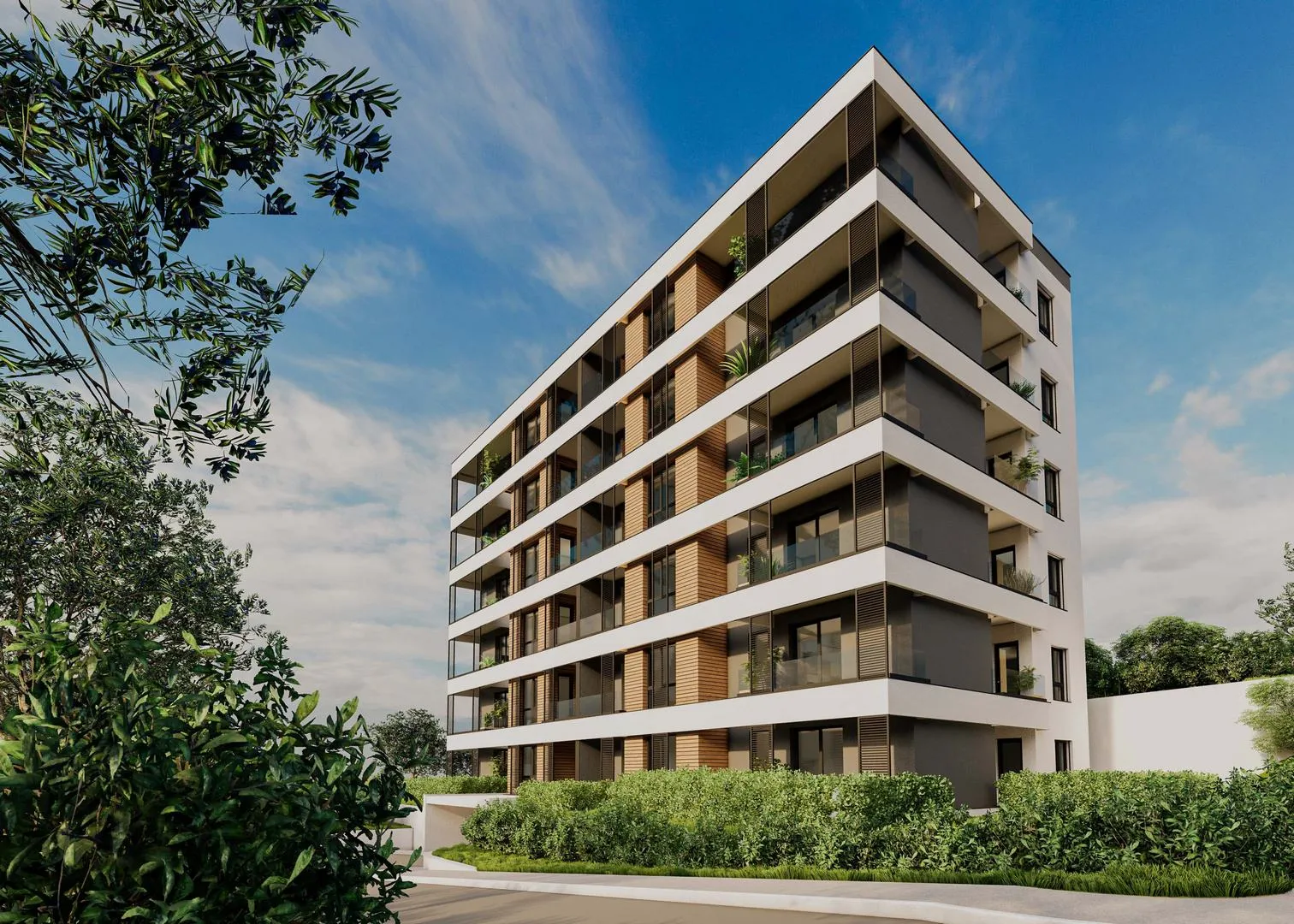 Apartments with a seaview in new building near center and sea in Bar