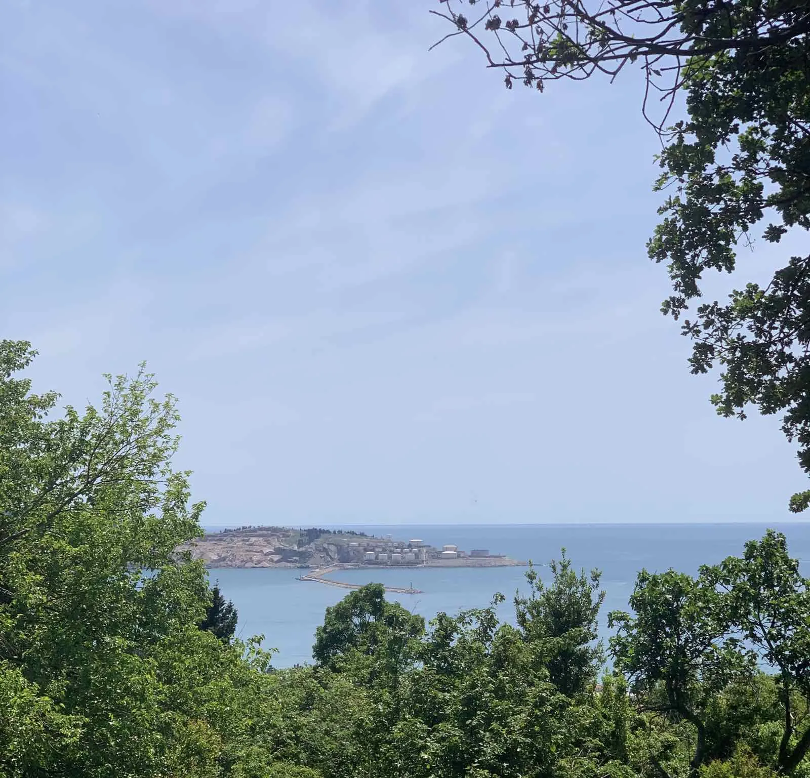 Grundstück in Susanj mit Meerblick