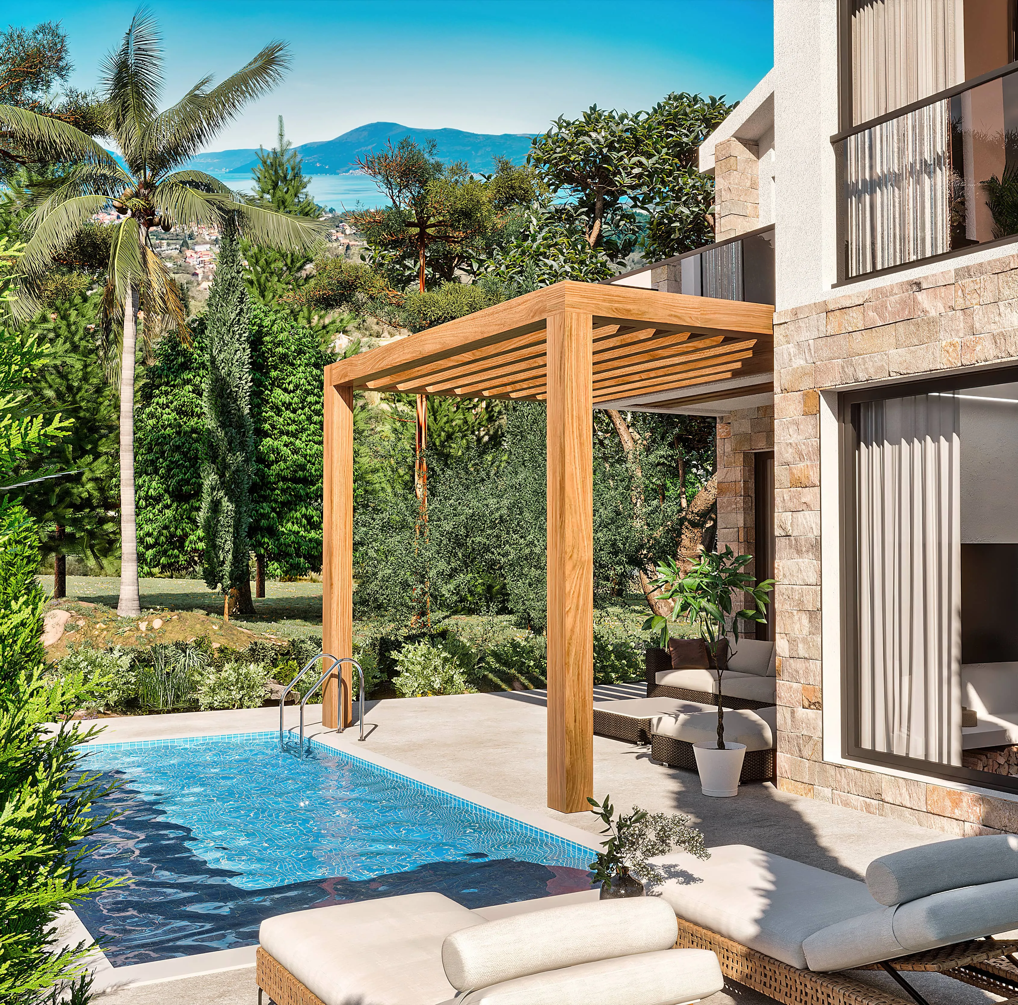 Exclusive villas with sea view