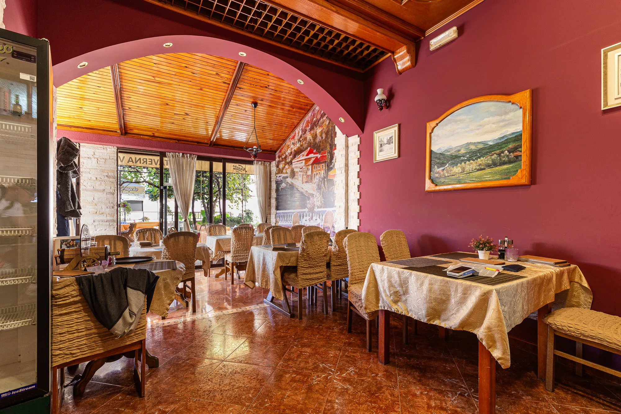 A restaurant in the center of Budva