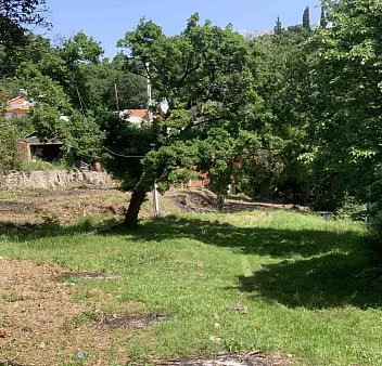 Grundstück in Susanj mit Meerblick